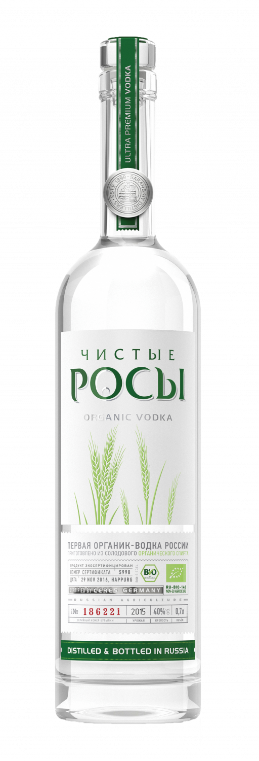Водка "Чистые Росы", 40%, 0,7л