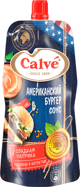 Соус Calve Американский бургер д/п 230г