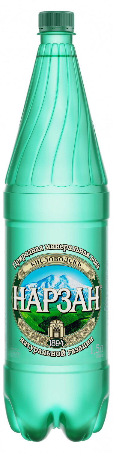 Минеральная вода Нарзан ПЭТ 1,5 л М