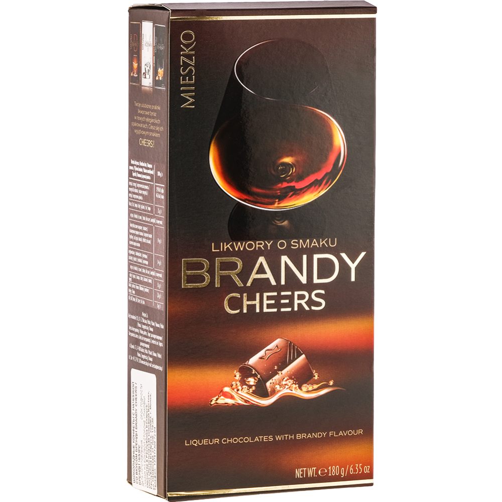 Набор шоколадных конфет "Mieszko" BRANDY CHEERS, 180г