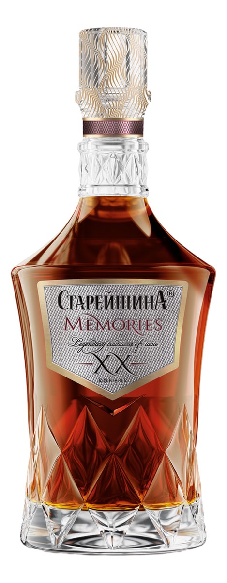 Коньяк Российский  двадцатилетний «Старейшина, Memories» 0,7л, 40%