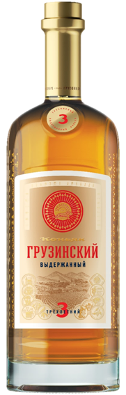 Коньяк "ГРУЗИНСКИЙ" 3* 40% 0,5л*2291