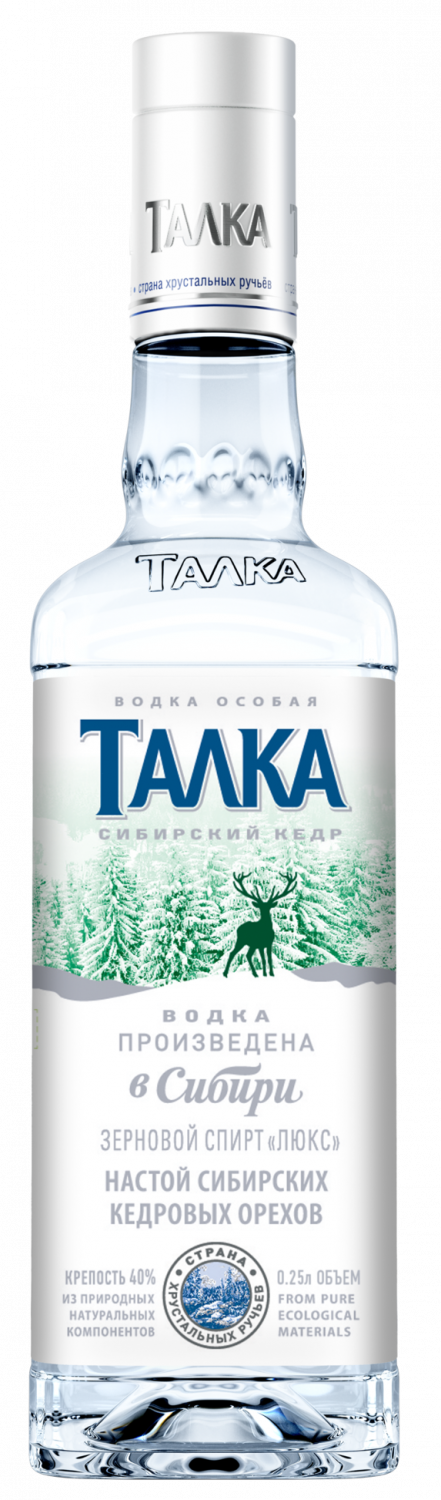 Водка "Талка" 0,25л 40%