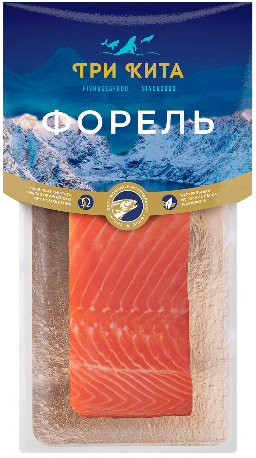 Форель кусок на коже  с/с 130г