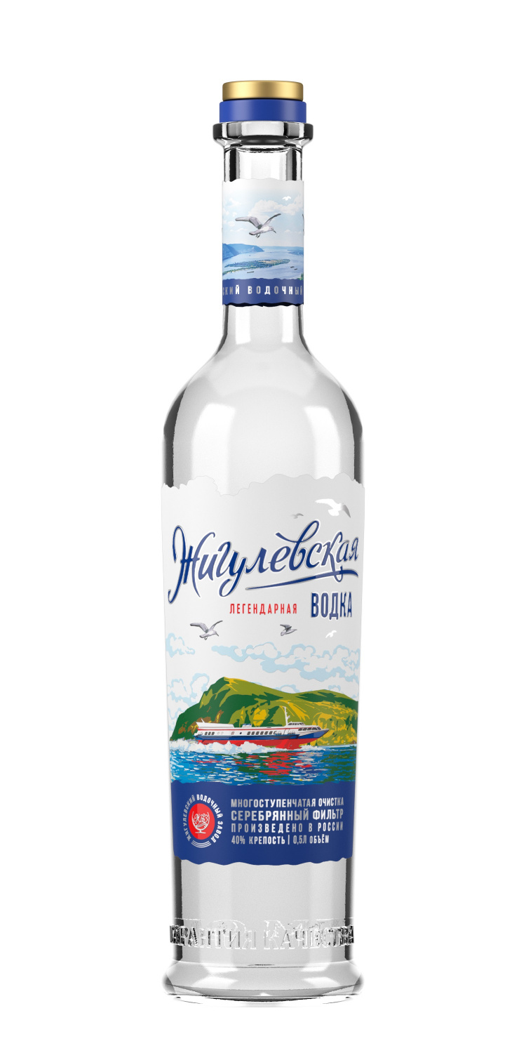 Водка "Жигулевская" 38%; 0,5 л