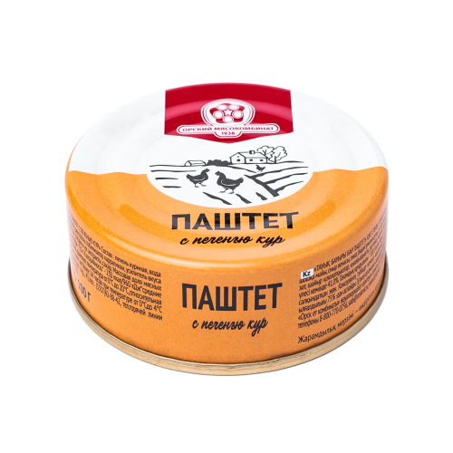 Паштет с печенью кур 100г