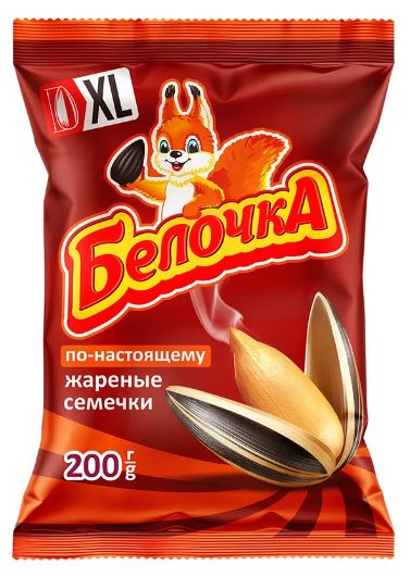 СЕМЕЧКИ "Белочка" XL жар. 200г