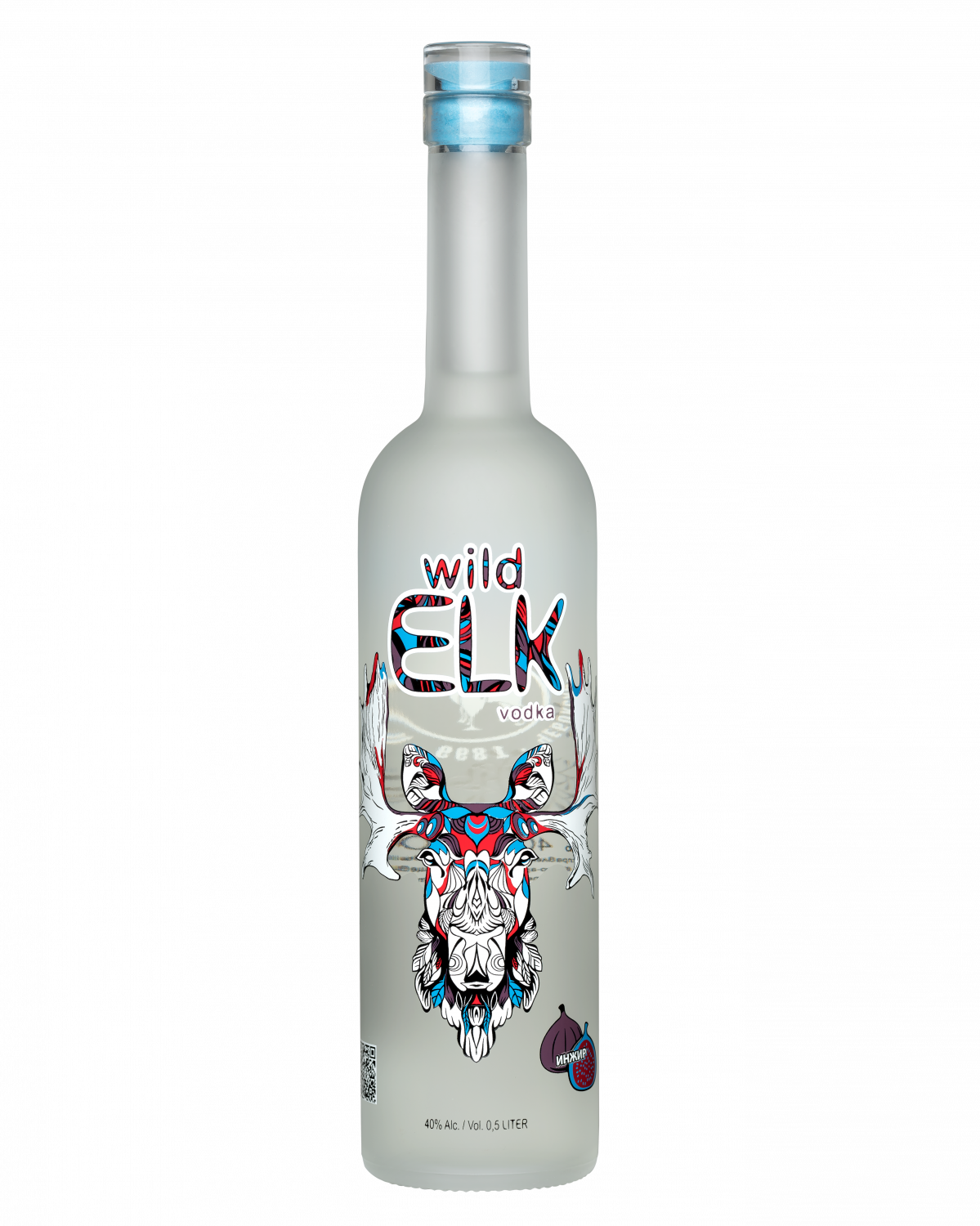 Водка "Дикий Лось Айс" 0,5л 40%