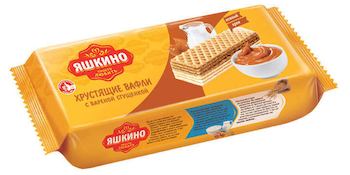 Вафли ЯШКИНО с вар. сгущенкой 300г