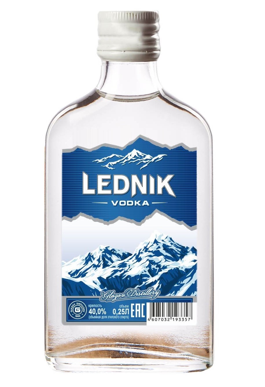 Водка "Ледник" 0,25л 40% *200