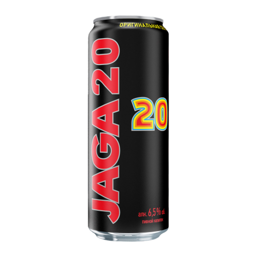 Напиток слабоалкогольный «Jaga 20» 0,45л, 6,5% ж/б 