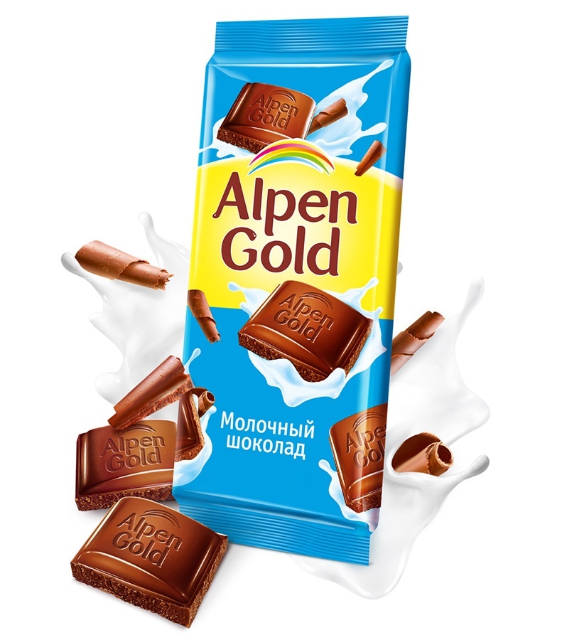Шоколад "Alpen Gold" молочный 85г
