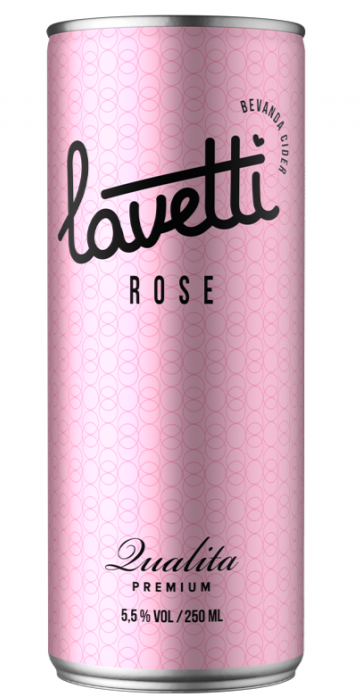 Вино игристое розовое сладкое «Lavetti Rose» 0,25 л, 5,5%