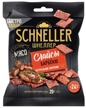 Слайсы Schneller  со вкусом Барбекю с/к 30г