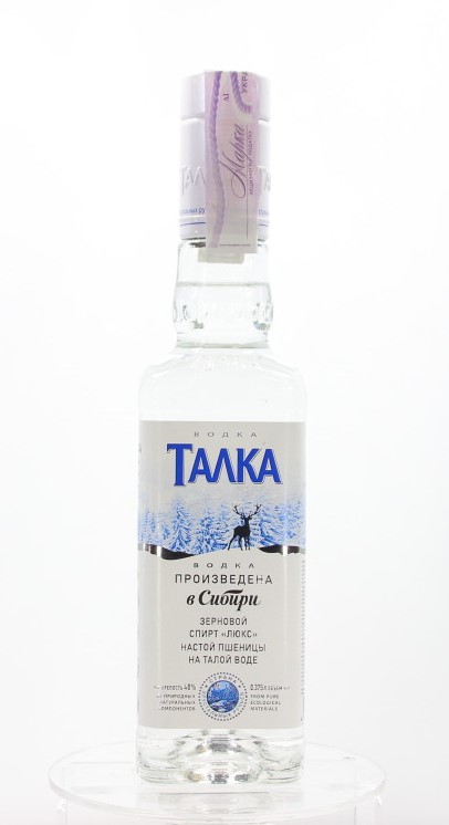 Водка "Талка" 0,375л 40%