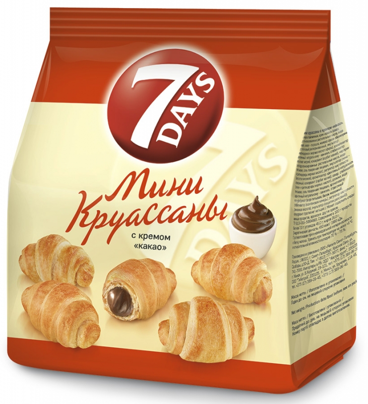 Круассаны 7DAYS c какао 200 г