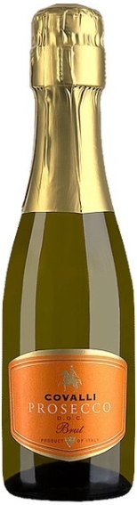 Вино игристое белое брют «Covalli, Prosecco» 0,2 л, 11%