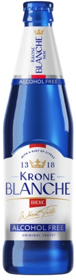 Пивной напиток безалкогольный «Krone, Blanche» 0,45л, 0,5% с/б 