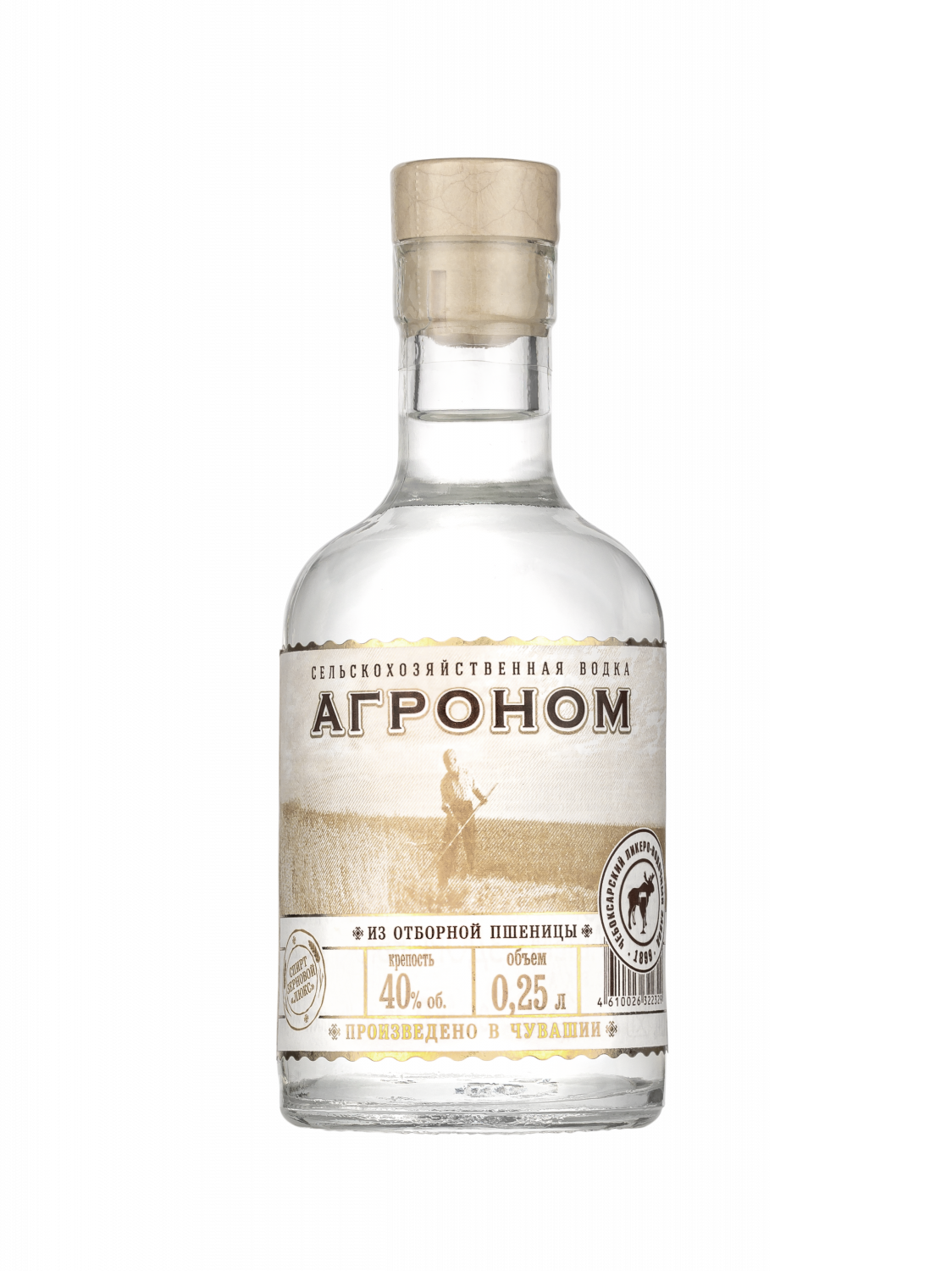 Водка " СХ Агроном 0,25л 40%