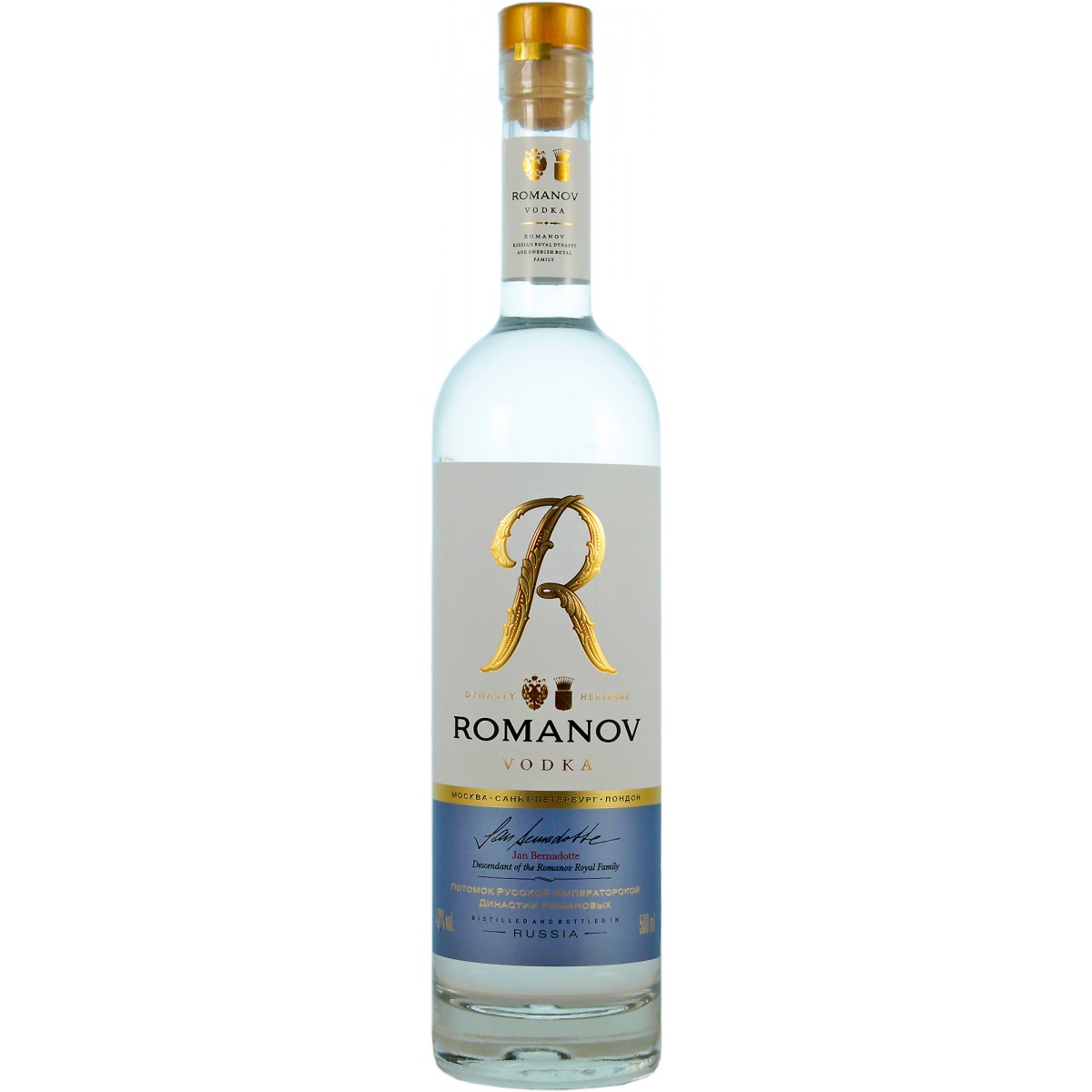 Водка "Романов", 40%, 0,5л