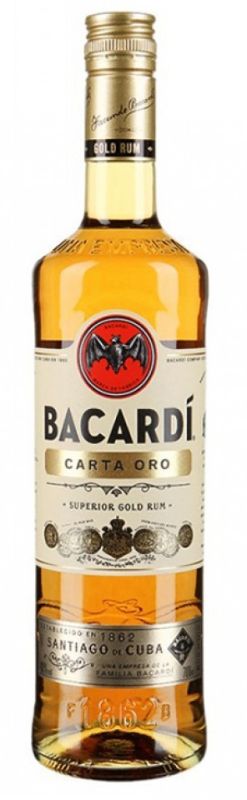 Ром BR "Бакарди карта Оро" 37,5% 0,7л