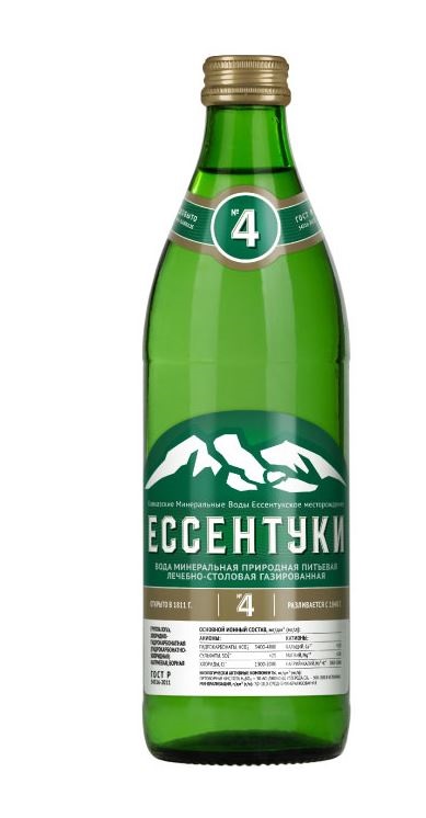 Мин.вода "ЕССЕНТУКИ № 4" ст/б 0,45лМ