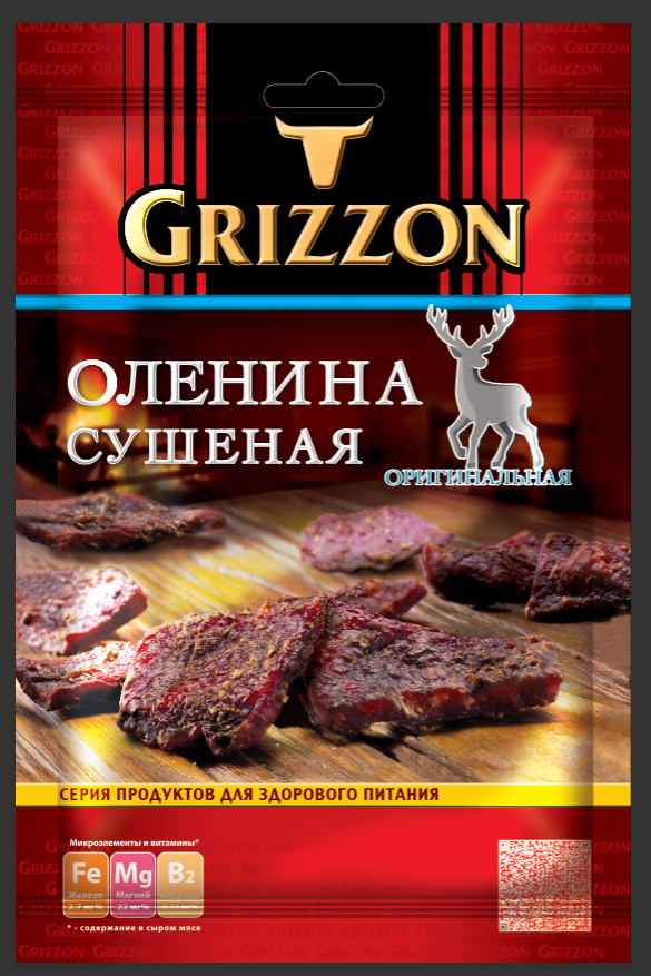 Оленина сушеная GRIZZON 36г