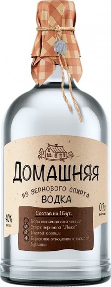 Водка "Домашняя", 40%, 0,7л