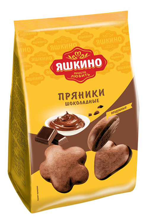 Пряники Яшкино шоколадные 350г