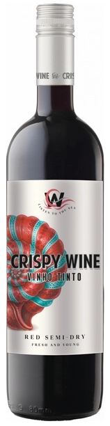 Вино красное полусухое "Crispy Wine" Vinho Tinto, 9,5%, 0,75л