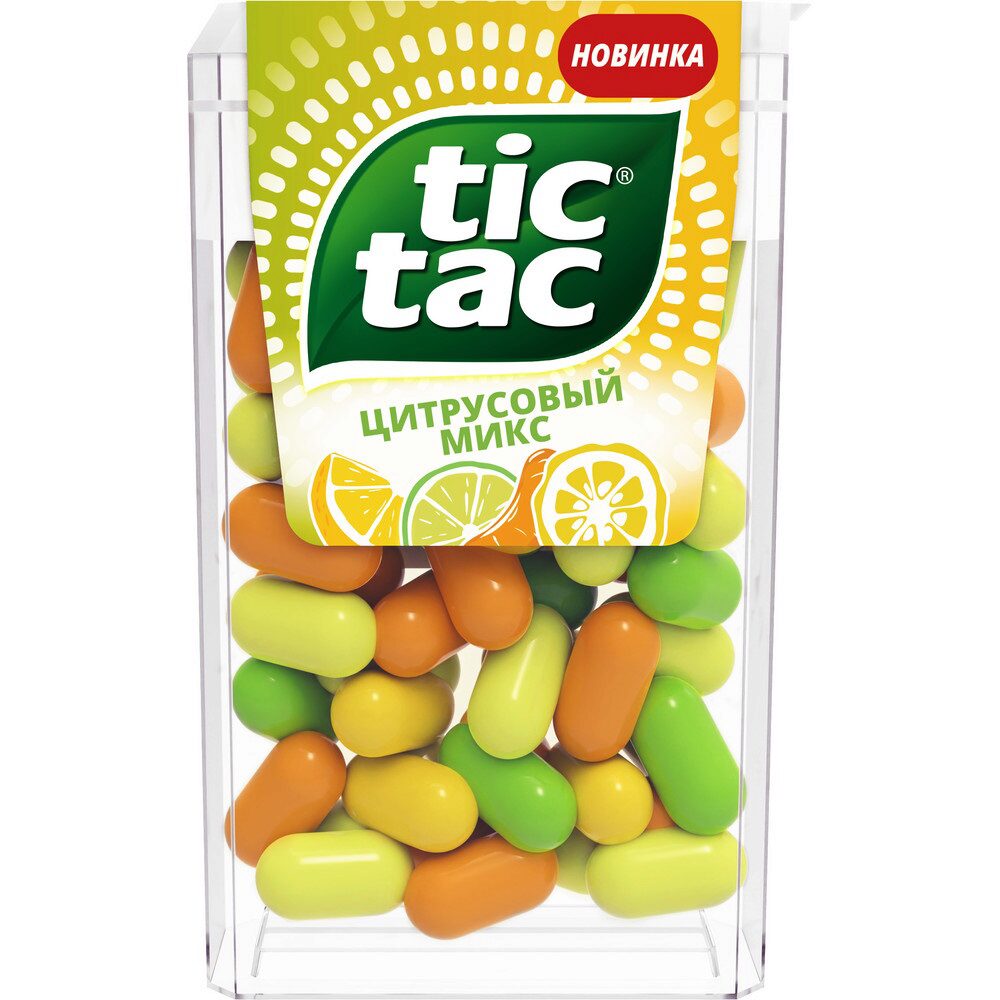 Драже Tic Тас Цитрусовый микс 16г