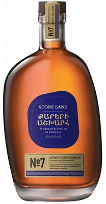 Коньяк Армянский семилетний «Stone Land №7» 0,5 л, 40% п/у