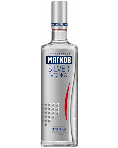 Водка "Мягков" Серебряная, 40%, 0,5л