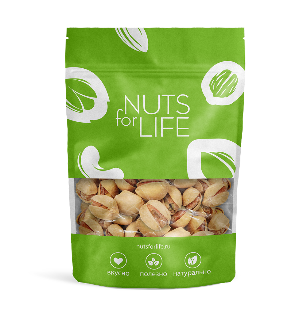Фисташки обжаренные соленые NUTS for LIFE 80 г