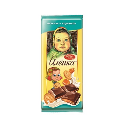 Шоколад Аленка карам.и мол. нач. и печ.87г