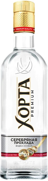 Водка "Хорта" Серебряная прохлада, 40%, 0,7л