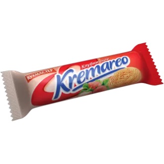 Печенье "KREMAREO" клубника 100г