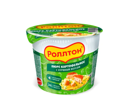 Пюре "РОЛЛТОН" с куриным вкусом стакан 40г