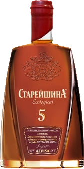 Коньяк Российский  пятилетний «Старейшина» 1 л, 40%