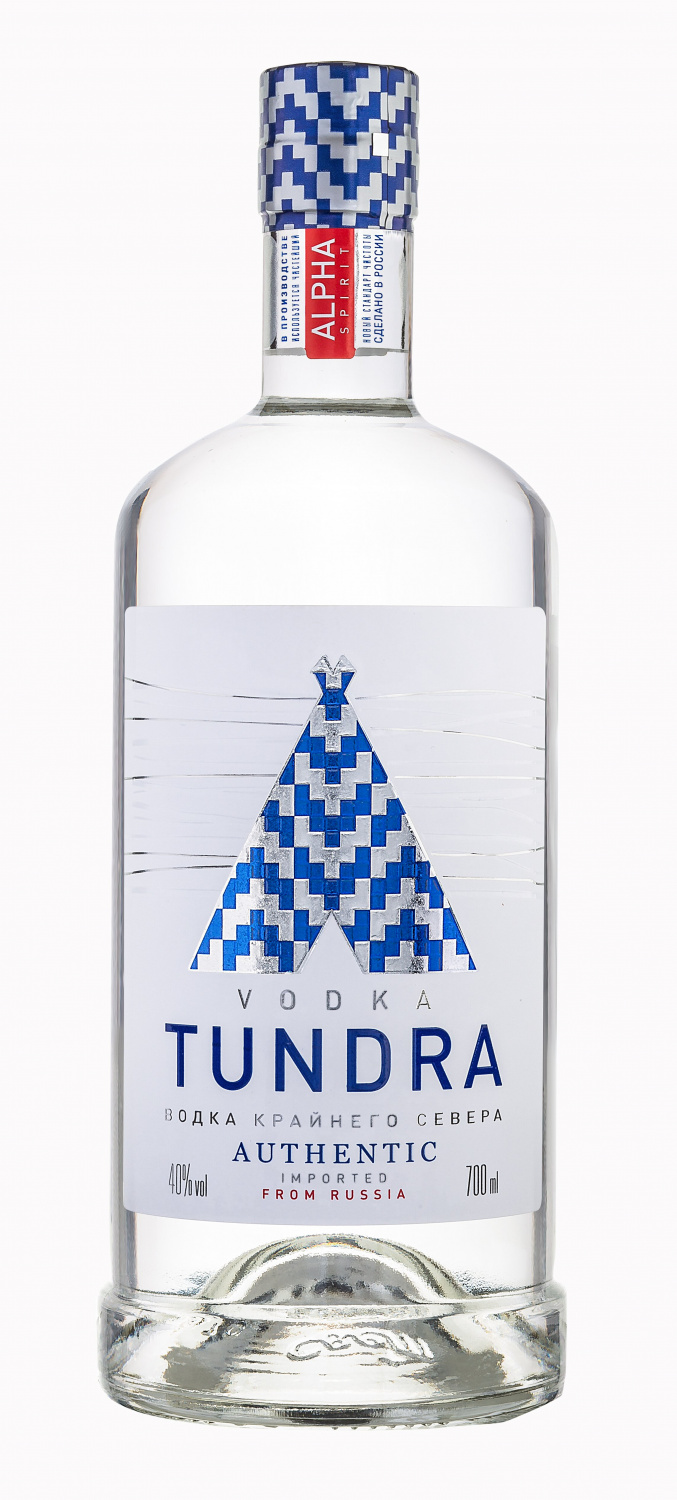 Водка "Тундра" Аутентик, 40%, 0,7л