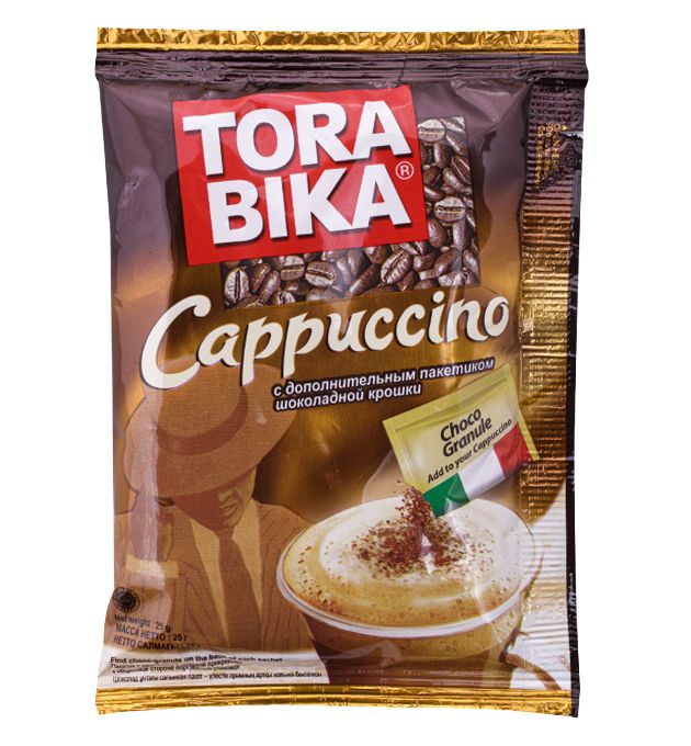 Кофе Торабика Каппучино с шок. крошкой 25г