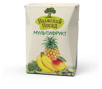 Нектар "Волжский Посад" мультифруктовый 0,2л М