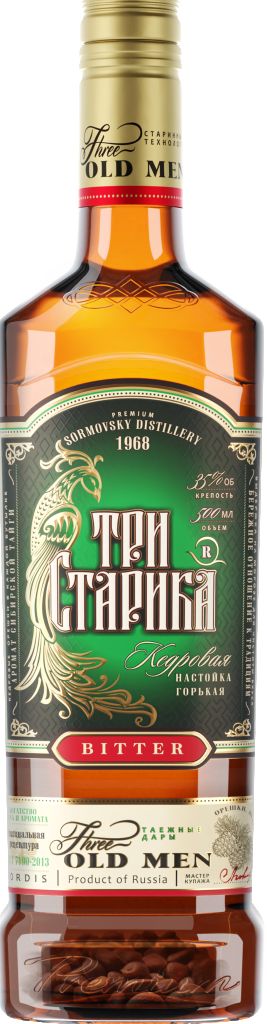 Наст.гор. "Три Старика" Кедровая 0,5л 35%