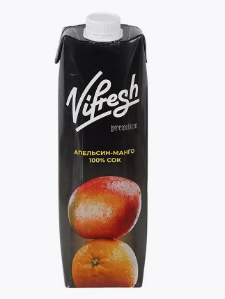 Сок апельсин-манго ТМ VIFRESH ТП Prisma д/п 1литр М
