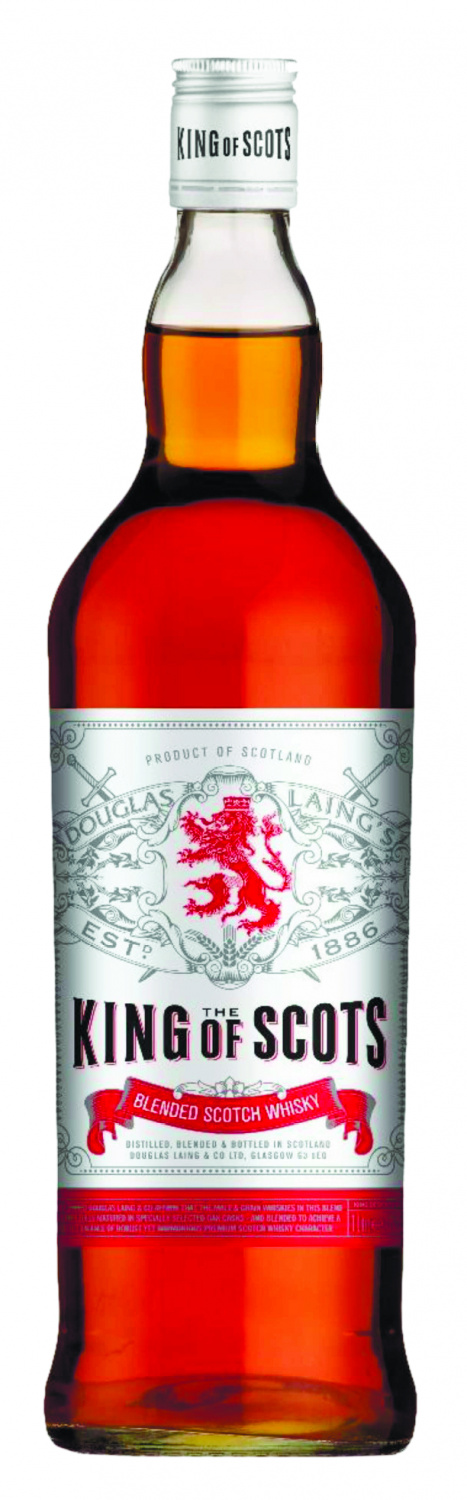 Виски шотланд. купаж. "The King of Scots" 40% 0,5л
