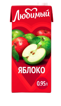 Нектар "Любимый" яблоко 0,95л М