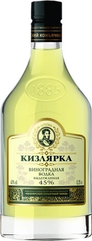 Водка виноградная "Кизлярка" Выдержанная, 45%, 0,25л