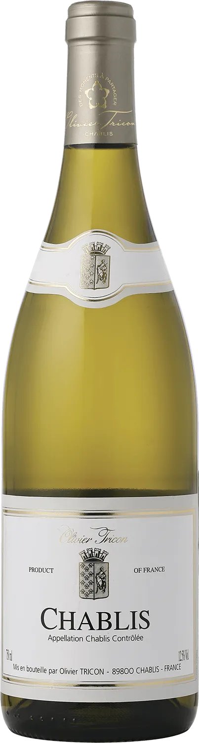 Вино белое сухое "Olivier Tricon" Chablis AOC, 12,5%, 0,75л