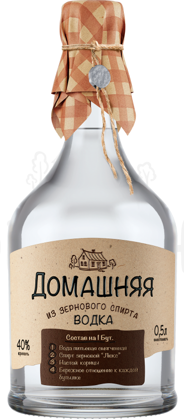 Водка "Домашняя", 40%, 0,5л