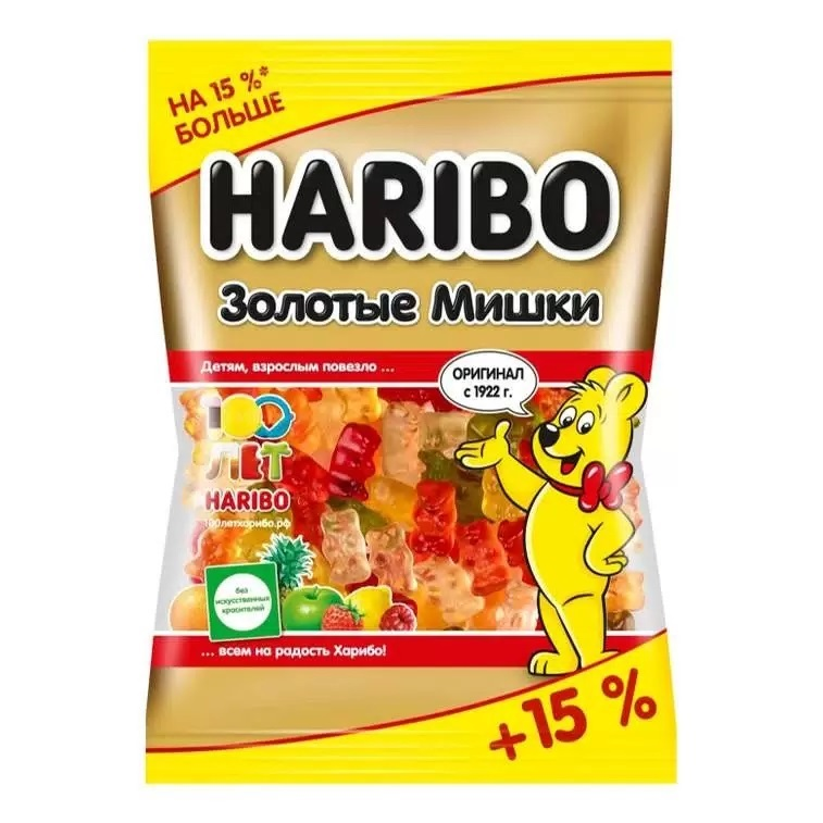 Мармелад жев. HARIBO Золотые мишки 80г